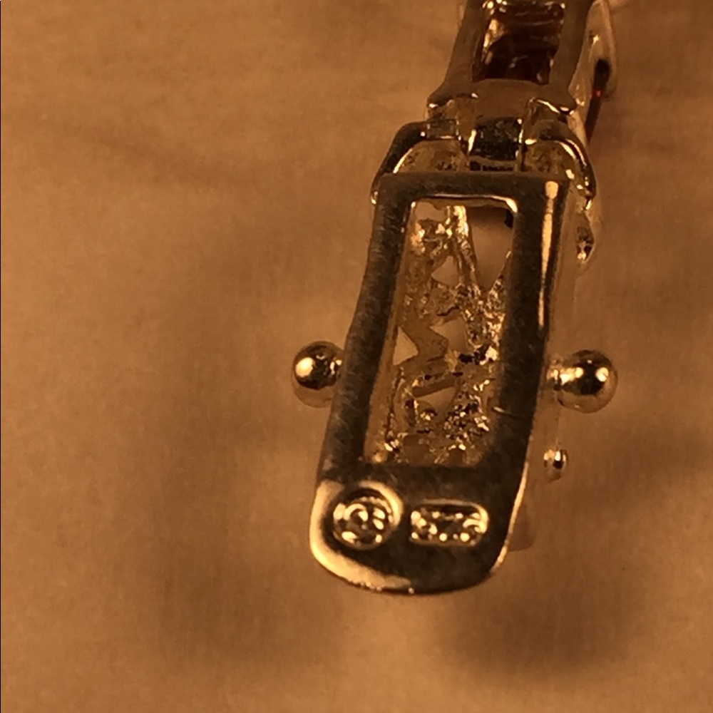 Beautiful Multi-stone Sterling Silver Bracelet - Picture 8 of 8
